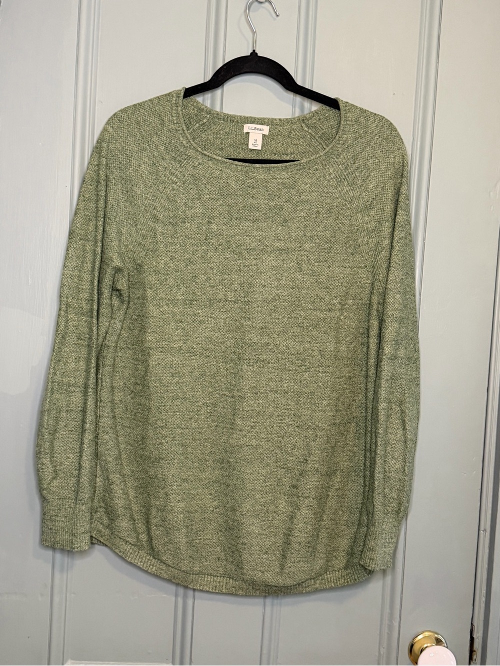 L.L. Bean Women's Sage Green Roll Neck Sweater